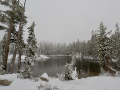 Snow Camp at Bull Run Lake