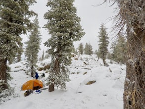 Snow Camp at Bull Run Lake