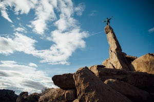 Climb The Spire in Joshua Tree National Park