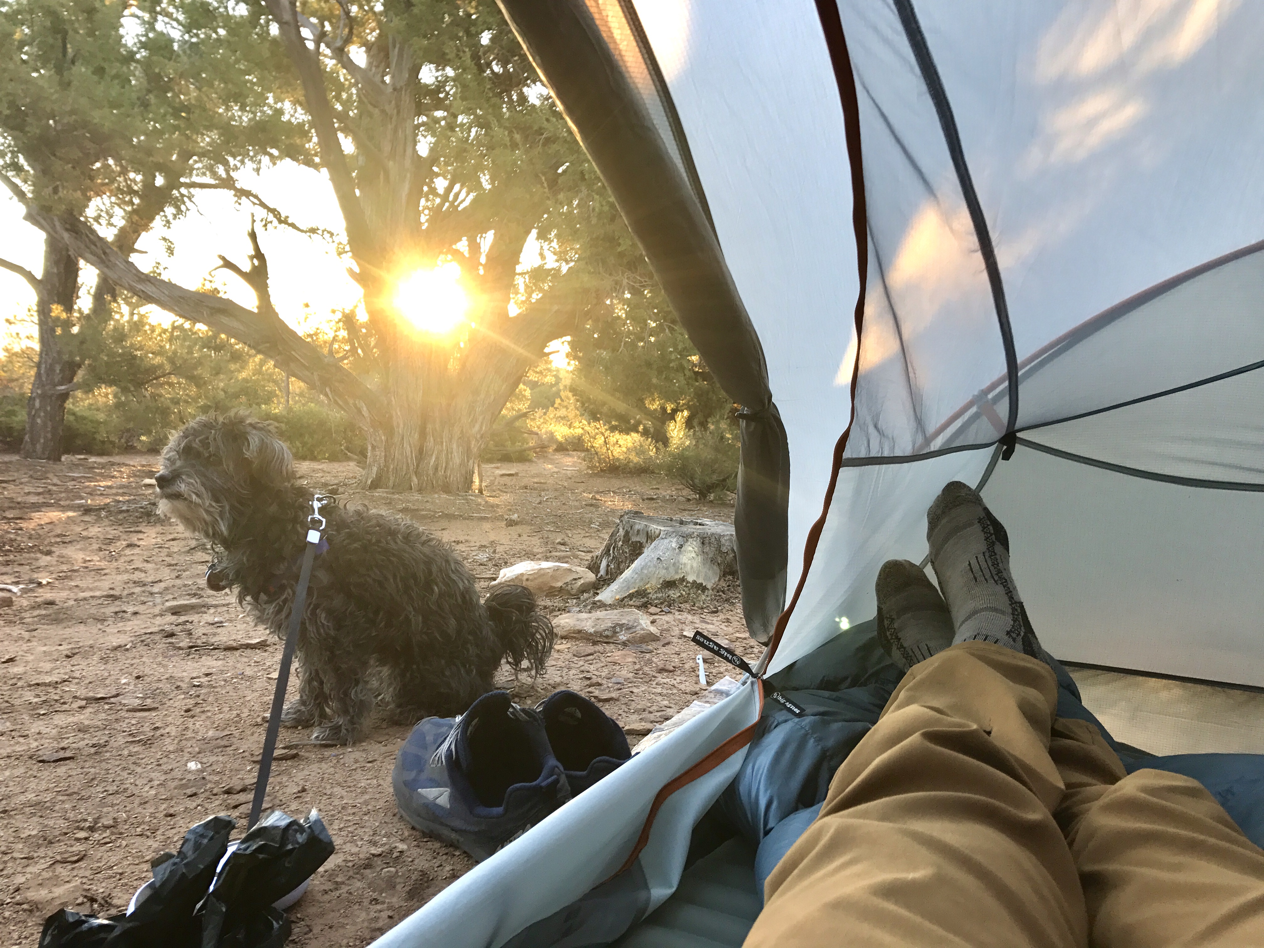 Camp at Little Creek Mesa