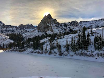 Winter hike Lake Blanche 