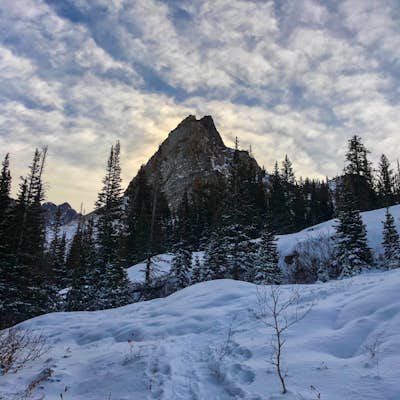 Winter hike Lake Blanche 