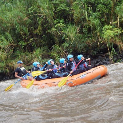 Rafting in Pastaza River, Baños de Agua Santa