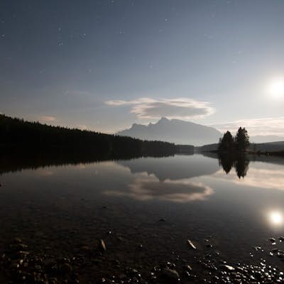 Night Photography at Two Jacks Lake