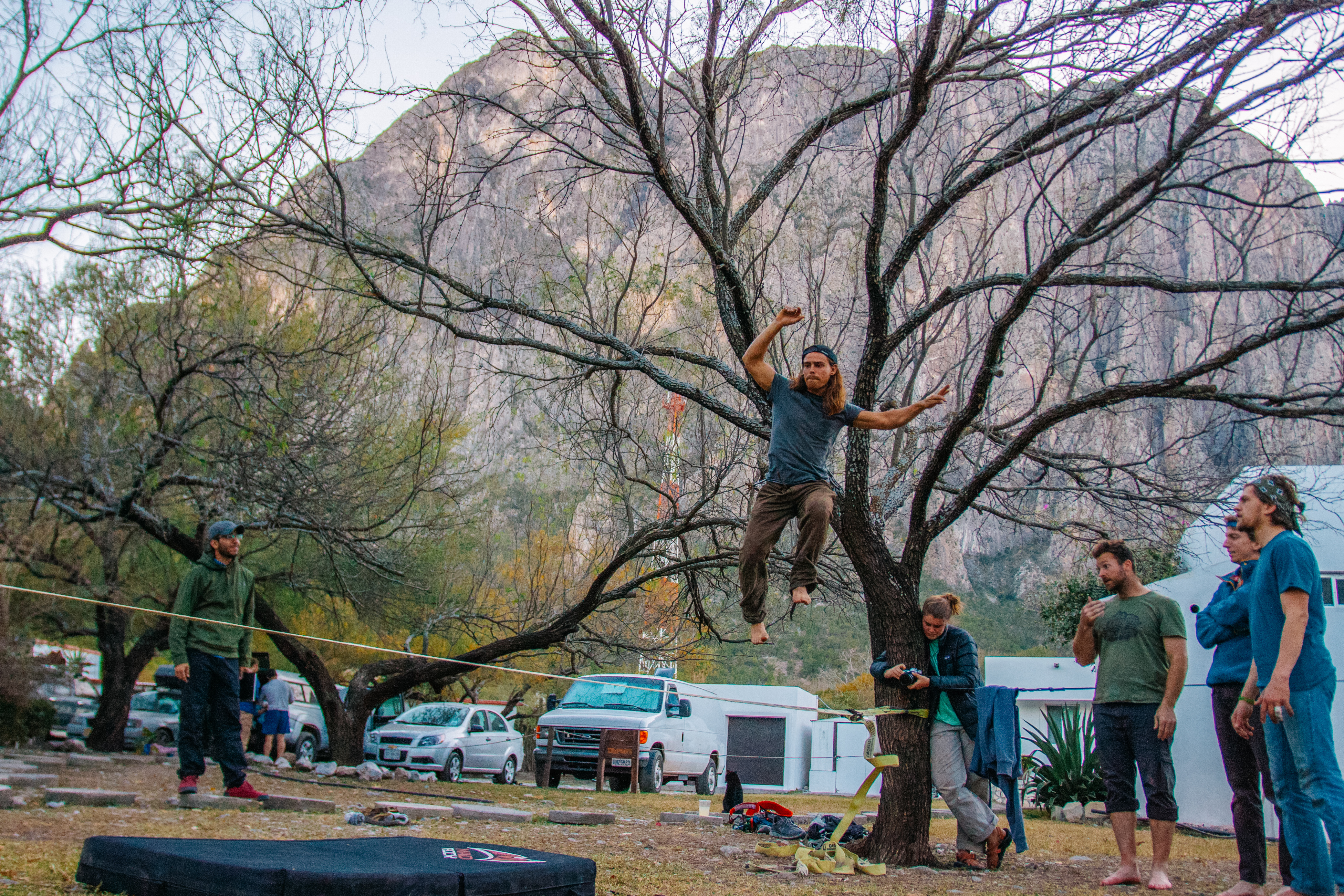 Camp at La Posada next to Potrero Chico