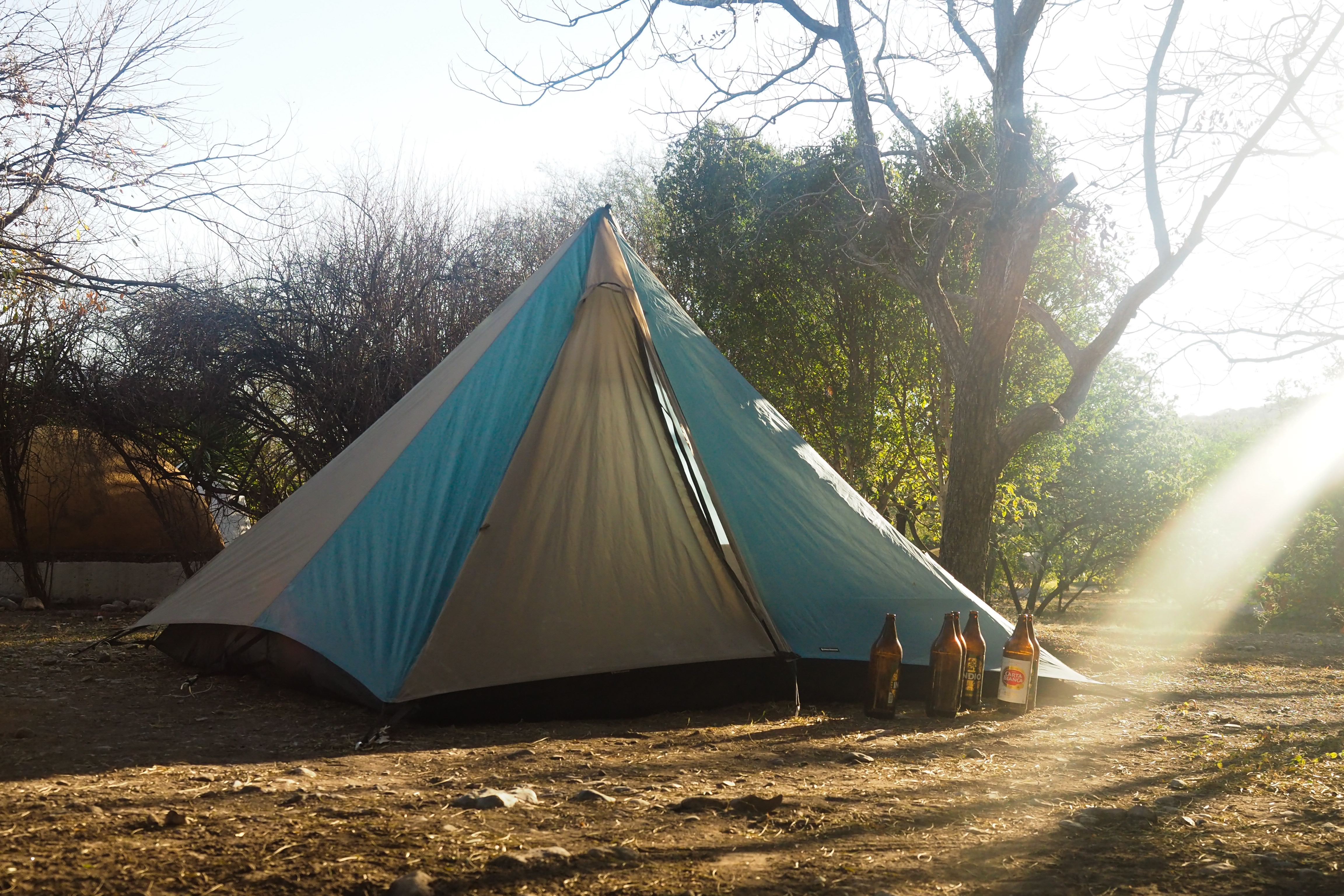 Camp at La Posada next to Potrero Chico