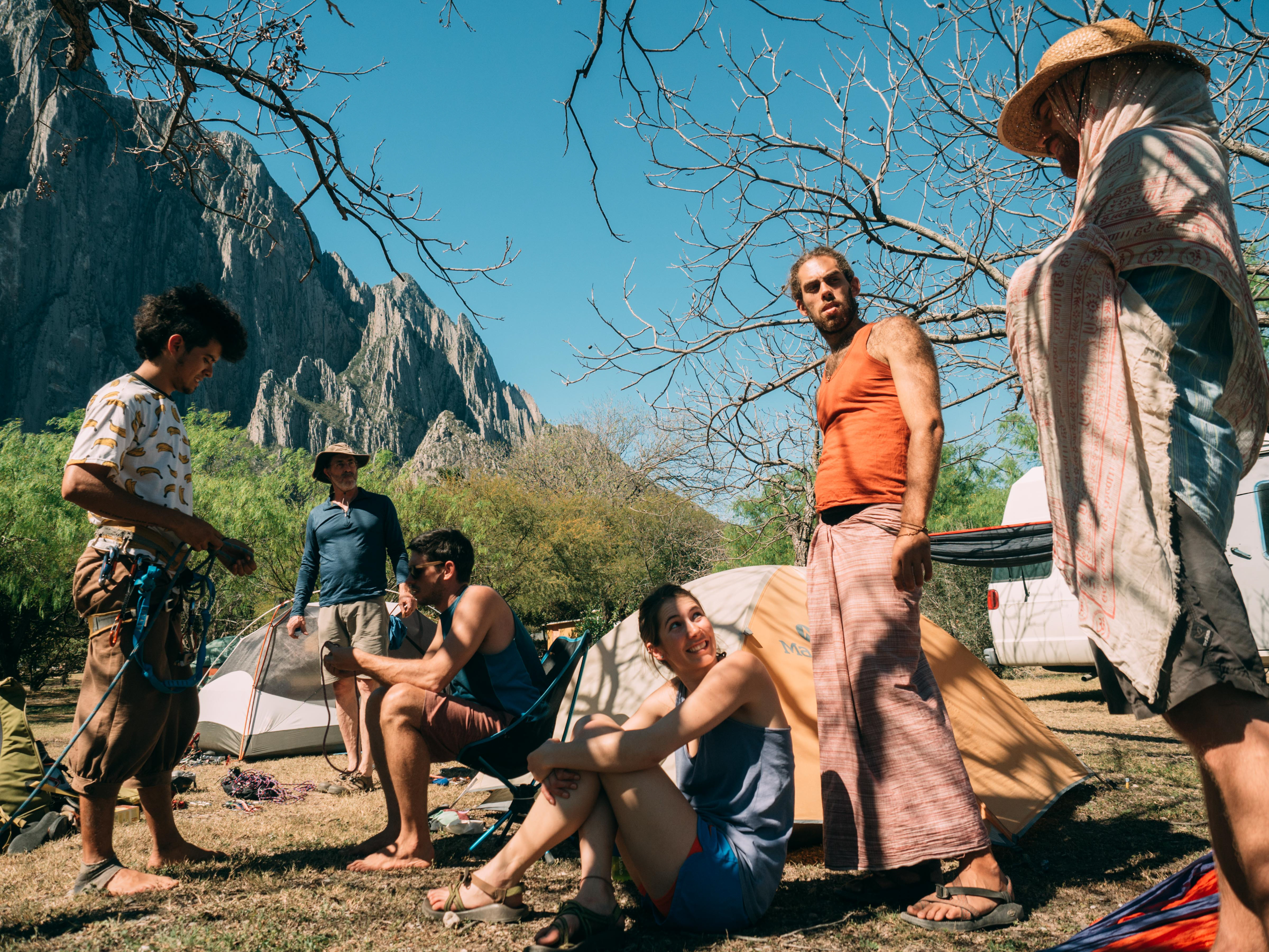 Camp at La Posada next to Potrero Chico