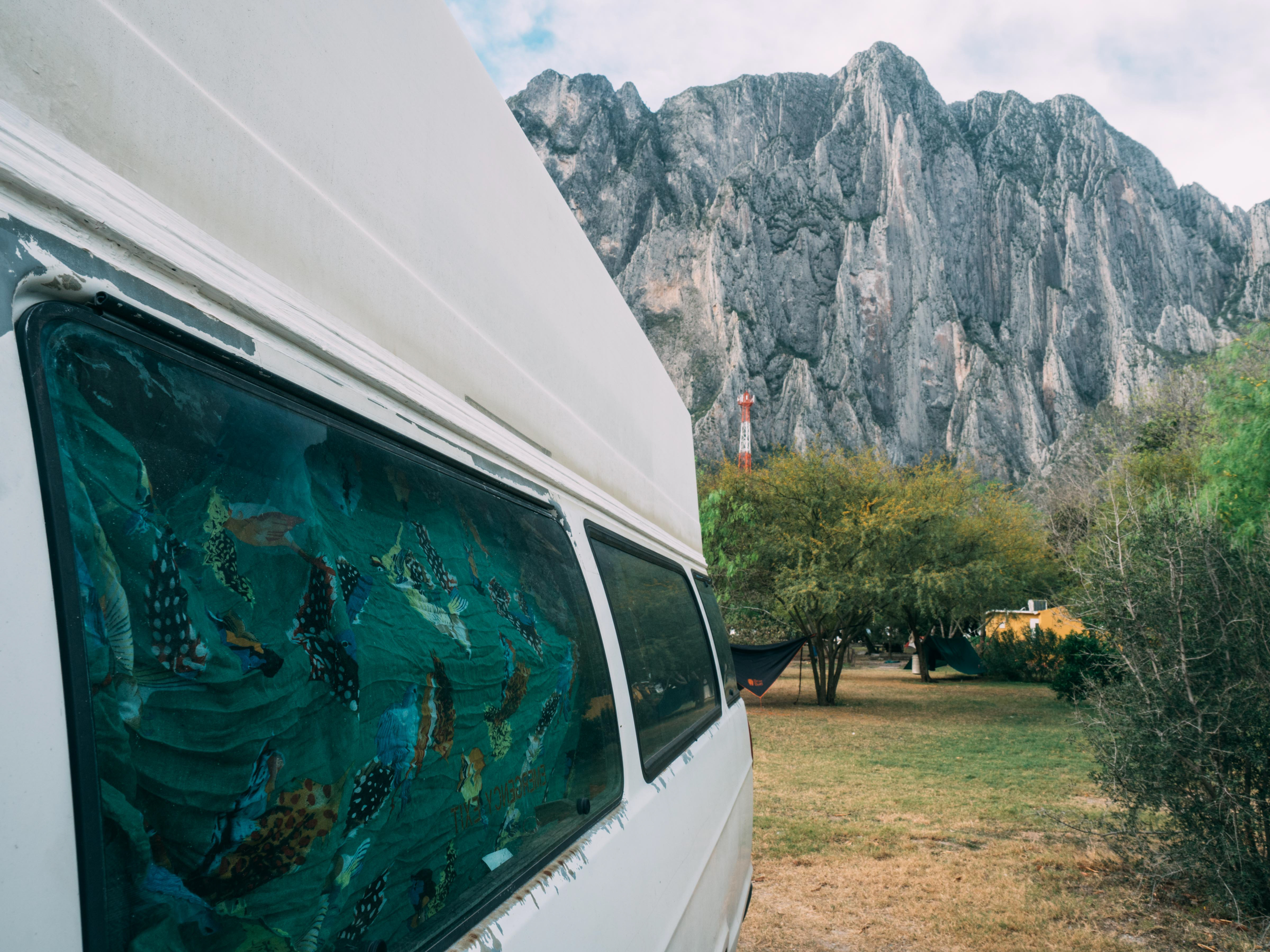 Camp at La Posada next to Potrero Chico