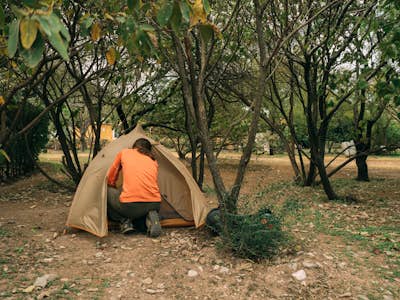 Camp at La Posada next to Potrero Chico