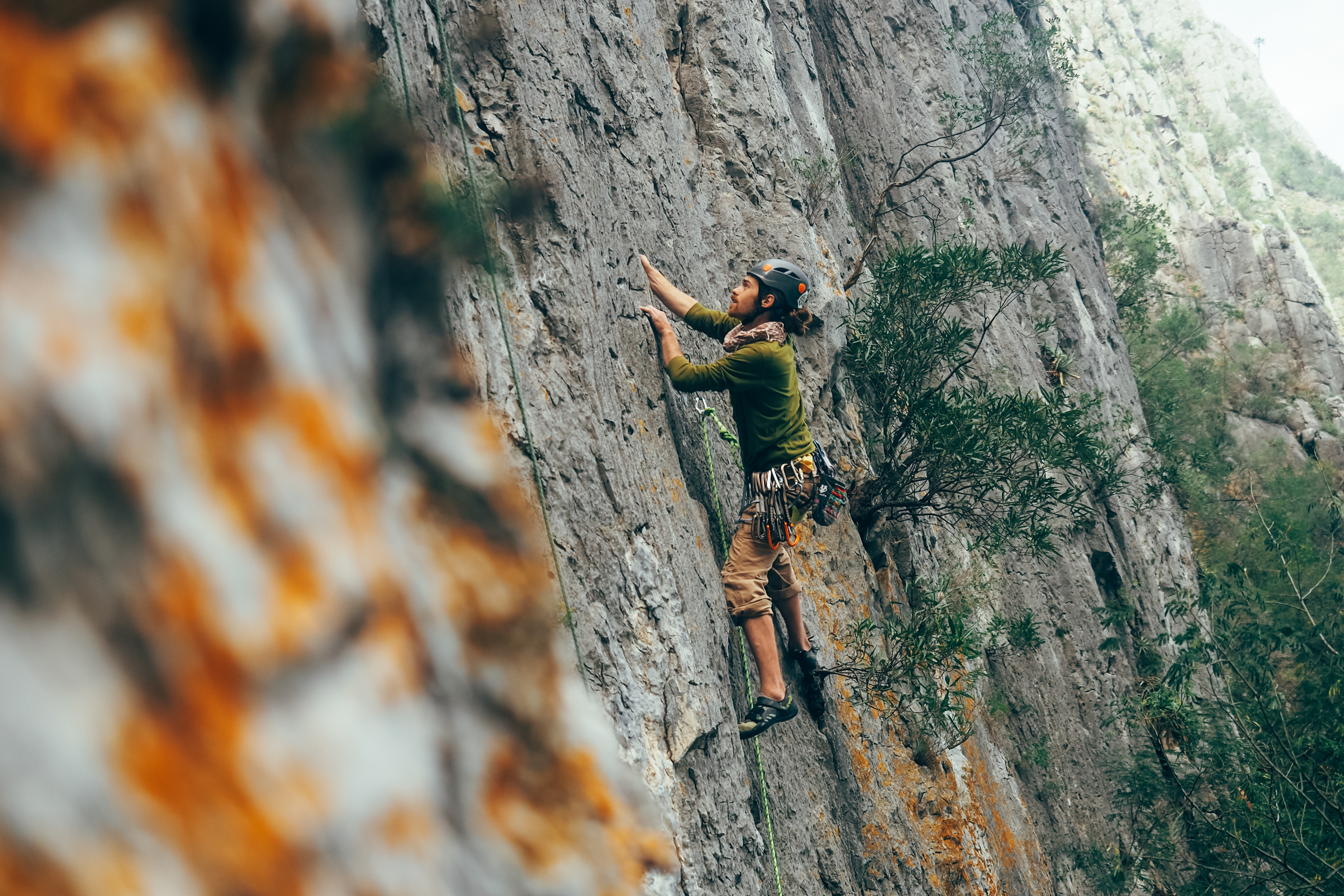 Climb Wonder Wall at Potrero Chico